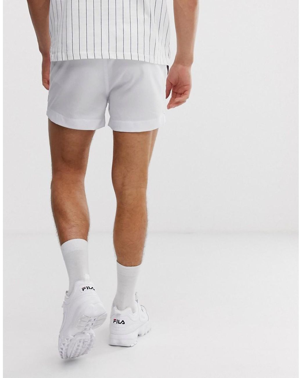 Fila High Tide Retro Shorts In White for Men | Lyst