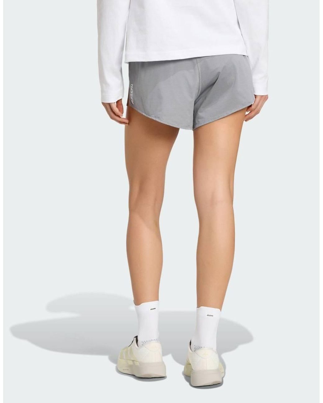 Adidas Originals White Adizero Archive Running Shorts