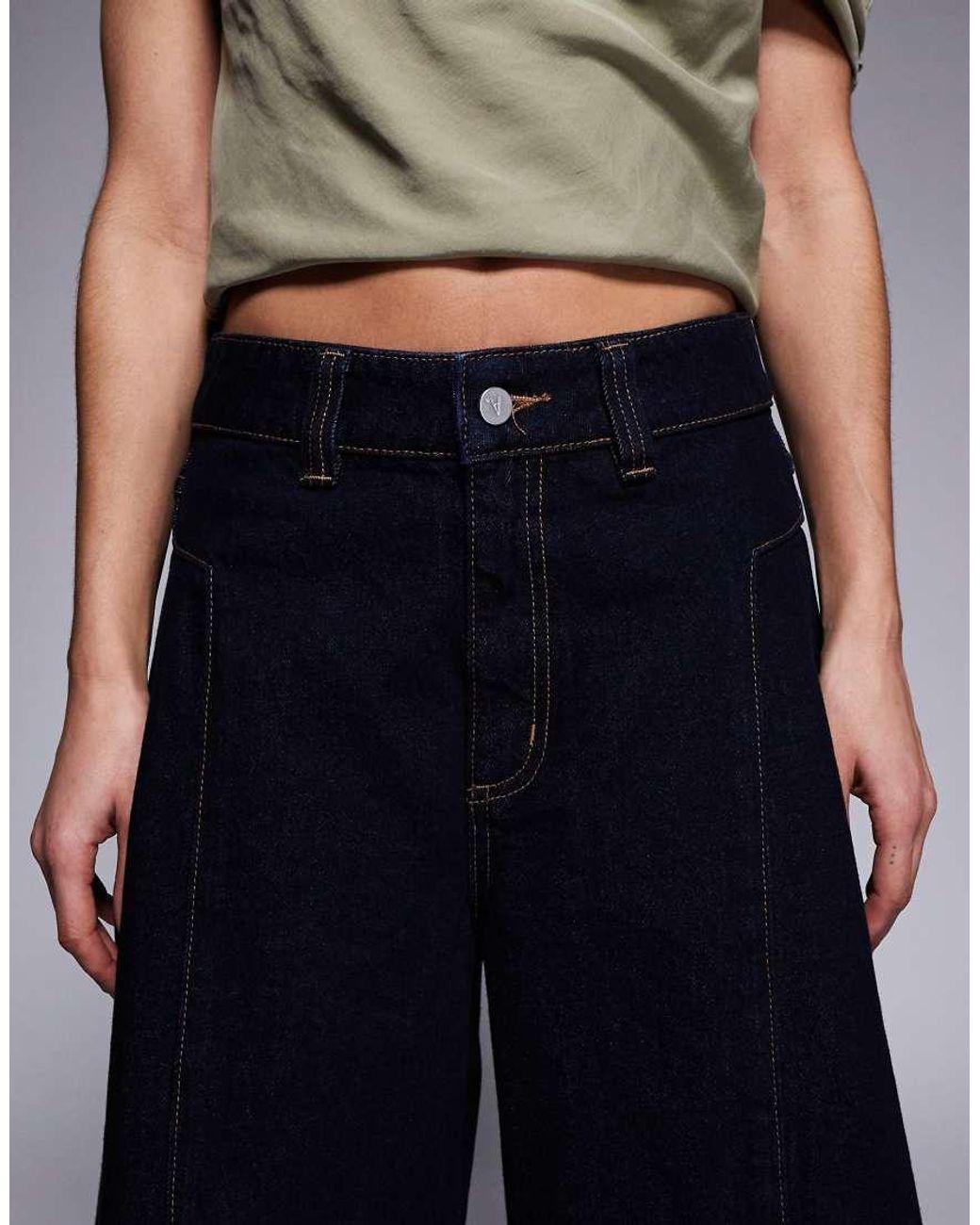 Abrand Jeans Blue Abrand 94 High Waisted Straight Leg Jeans