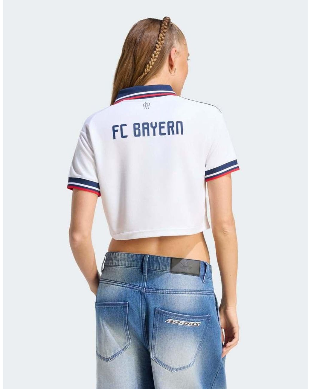Adidas Blue Bayern Munich 2026/27 Away Cropped Replica Jersey