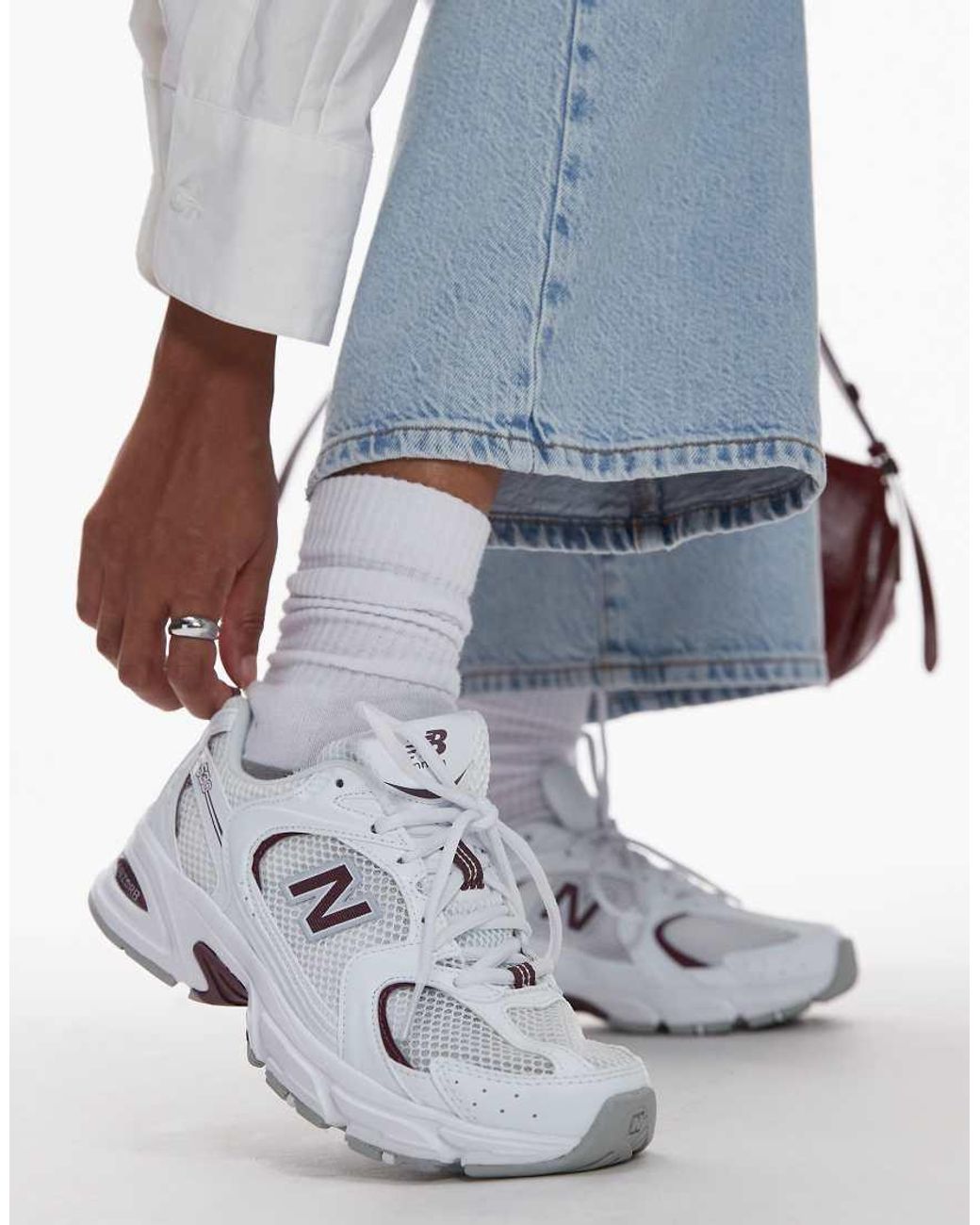 New Balance White 530 Trainers