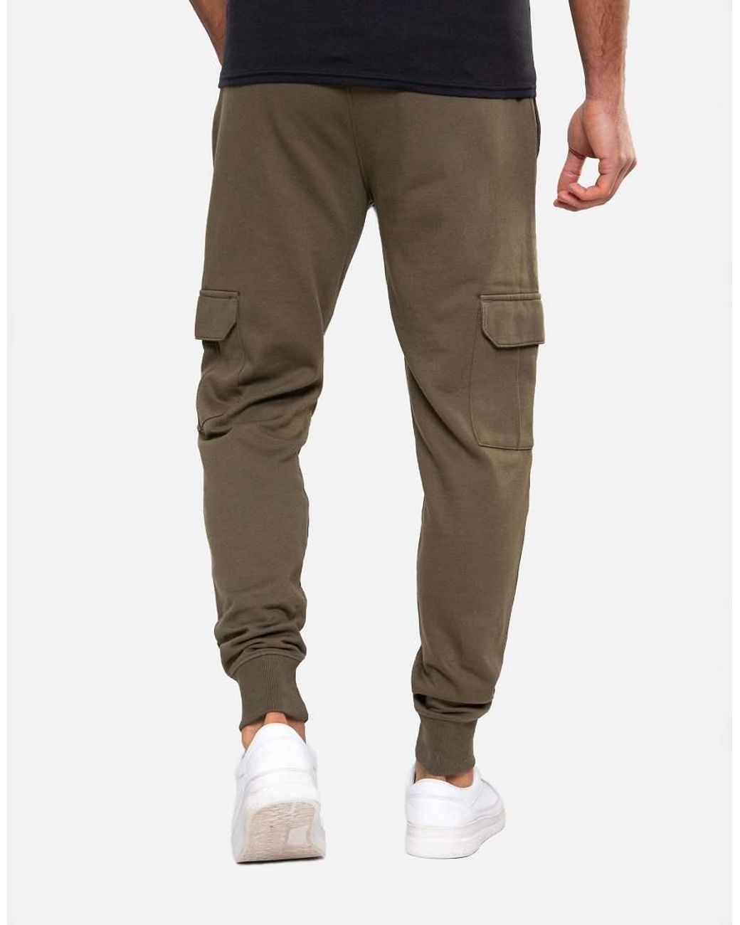 Threadbare Green Cargo Style Joggers for men