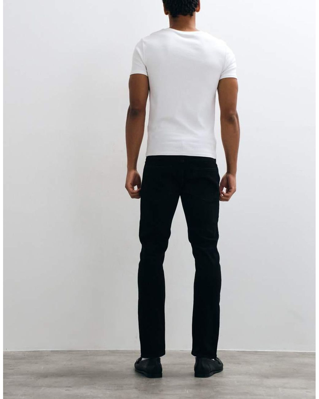 New Look White Slim Jeans for men
