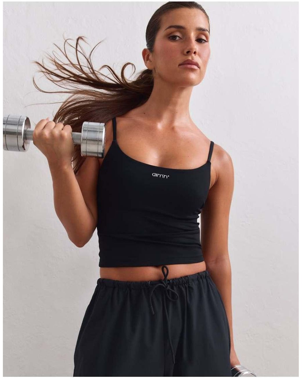 Aim'n Black Sculpting Strap Singlet