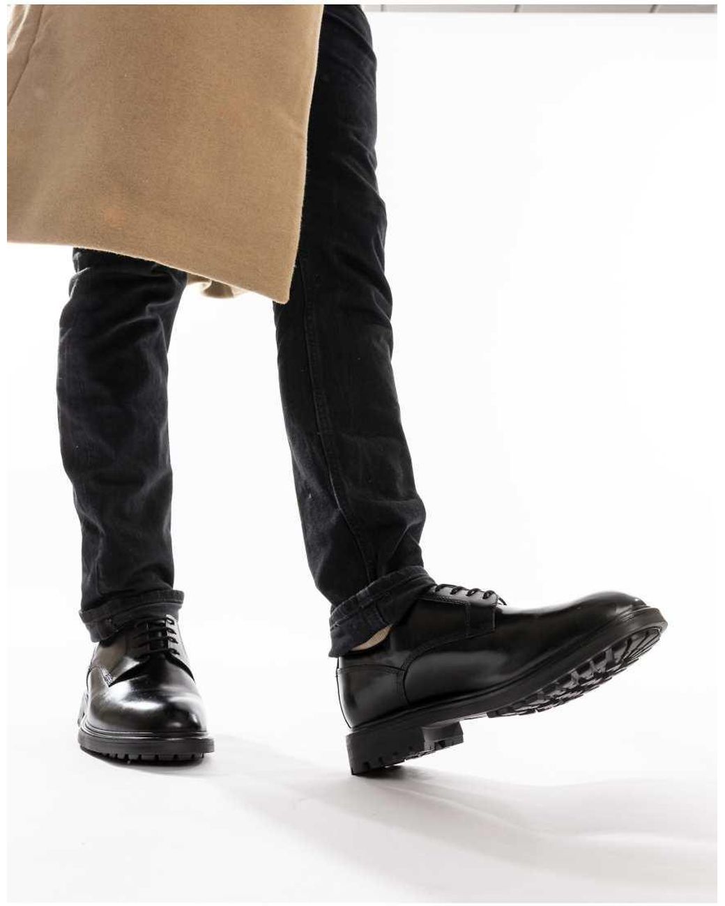 Base London Black Locke Lace Up Shoe for men