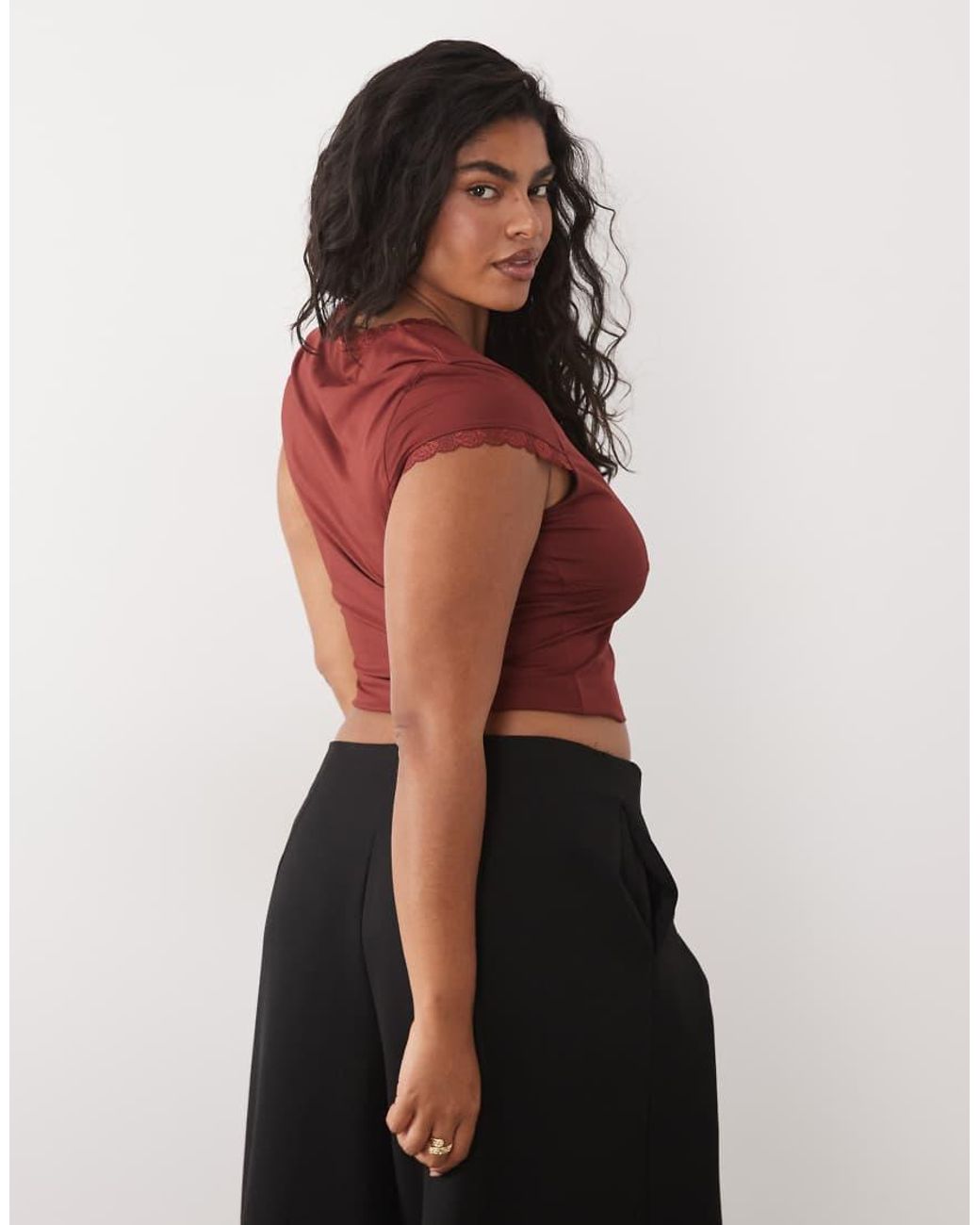 Asos Design Curve ASOS de color Red