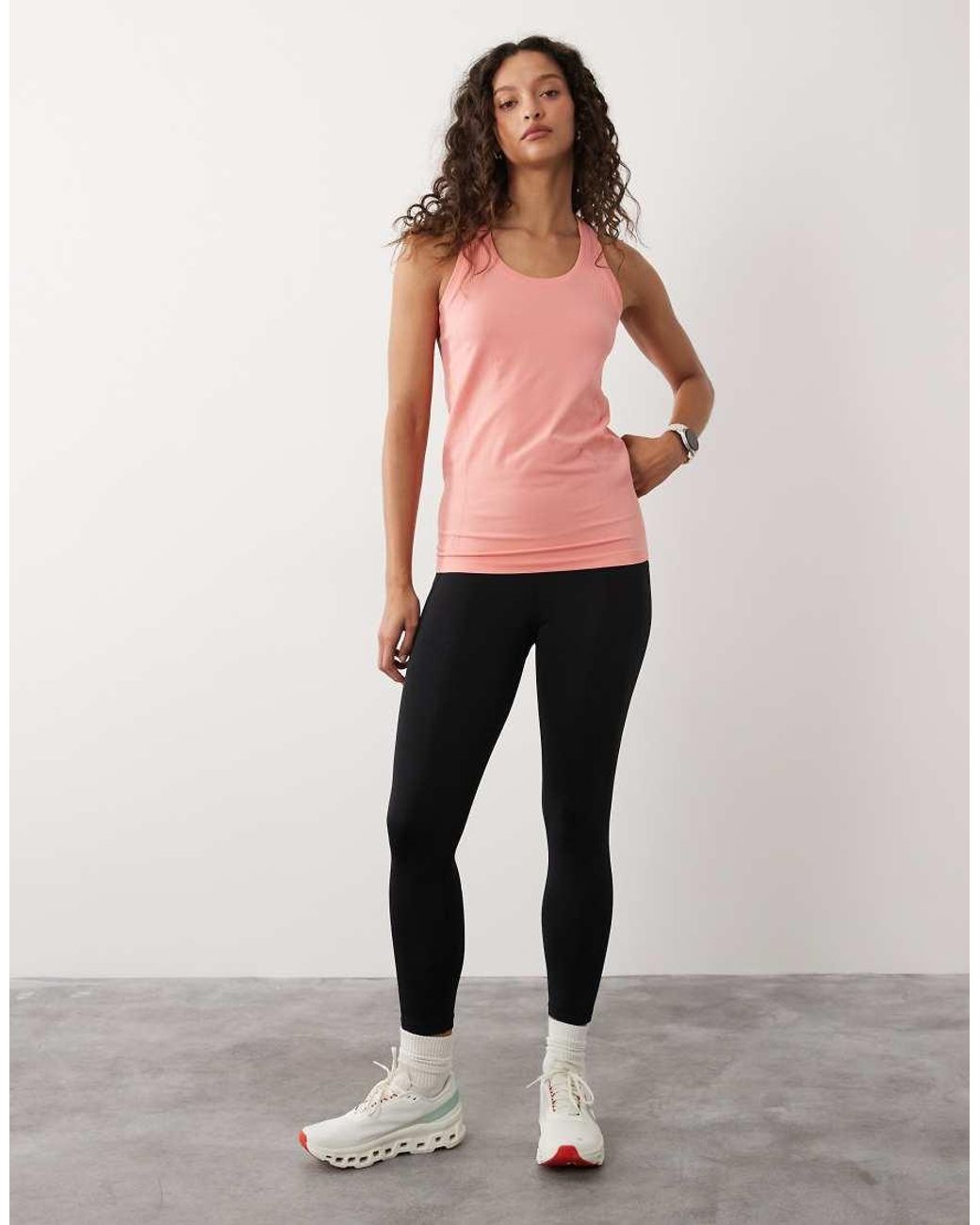 Sweaty Betty Pink Athlete Seamless Workout Tank Top