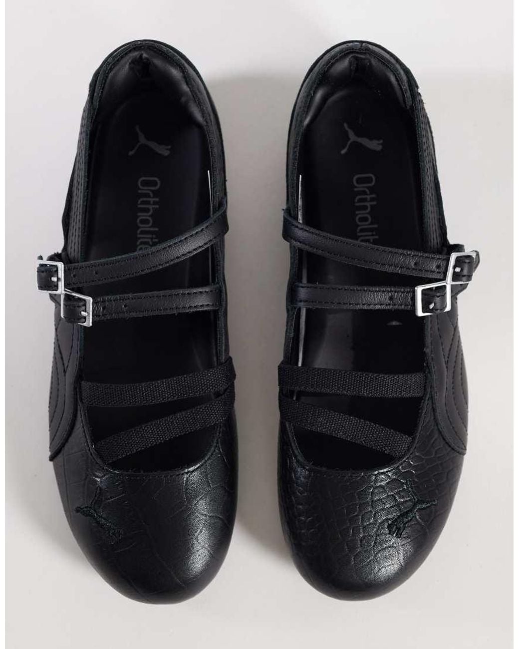 PUMA Black Speedcat Ballet Flats