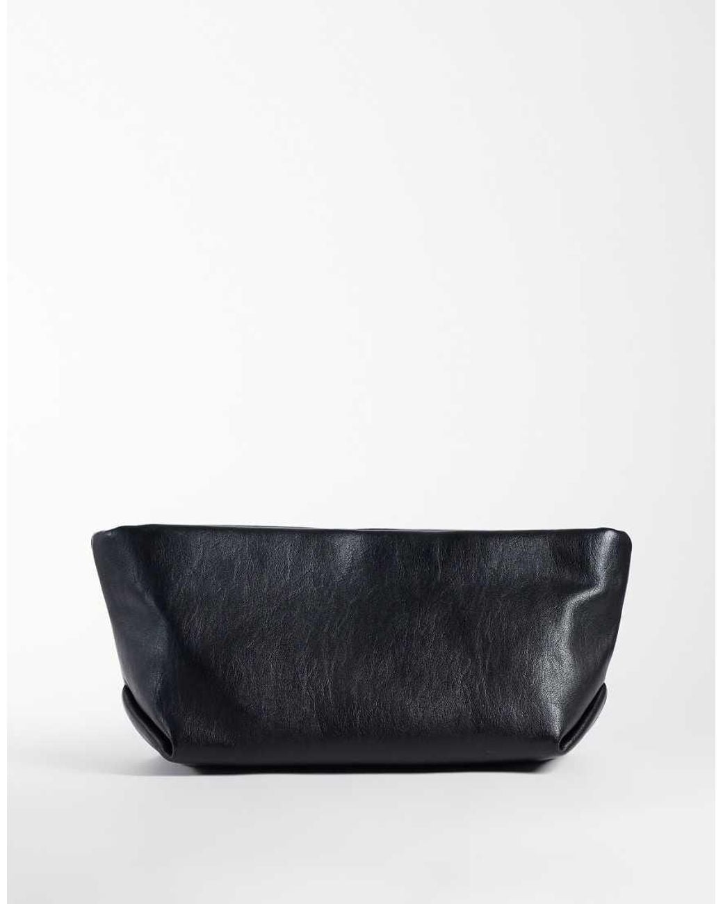 ASOS Blue Lock Hardware Soft Clutch