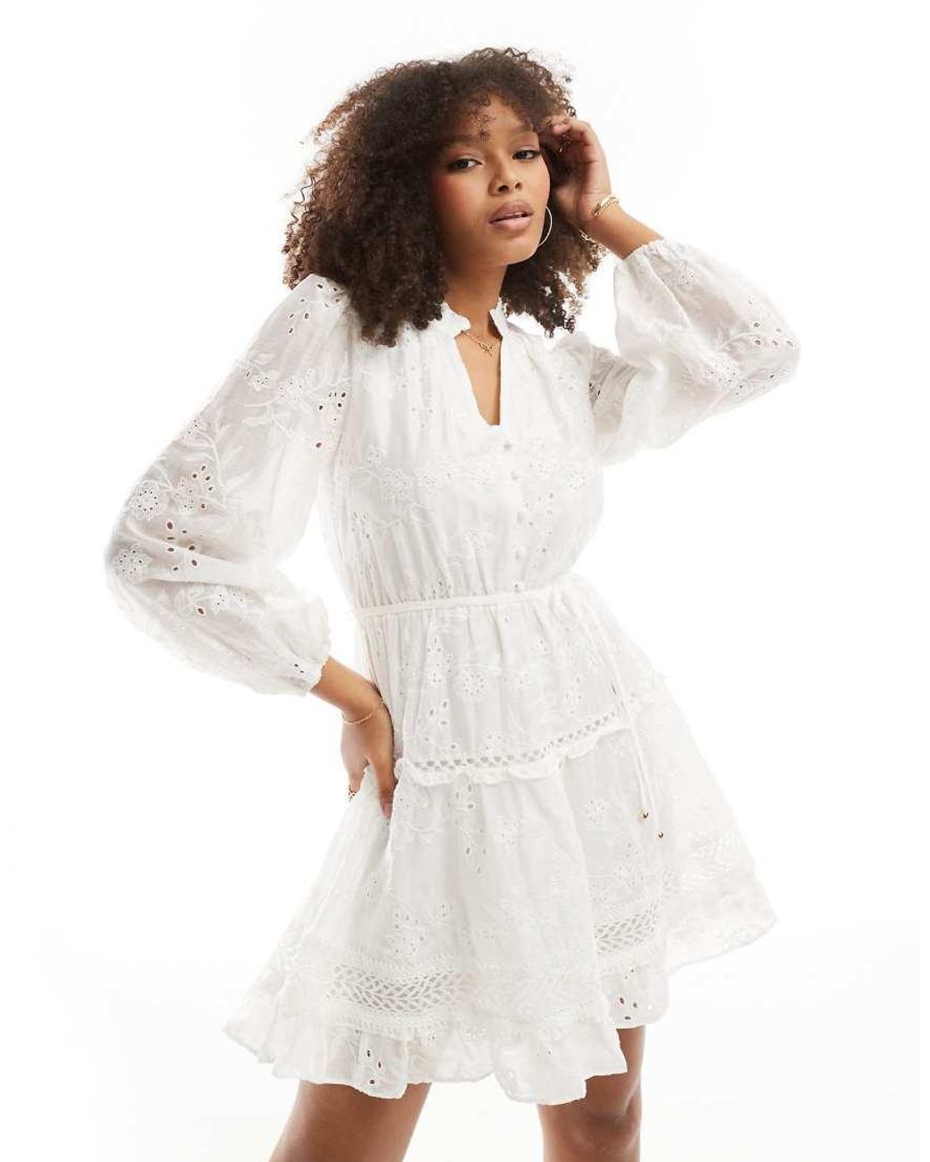 Forever new white lace dress online