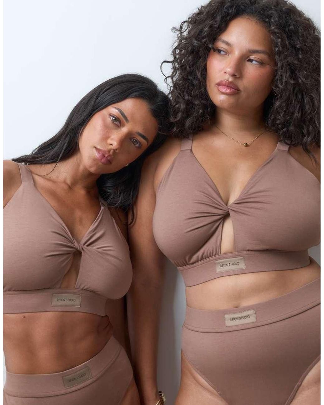 RIEN STUDIO Brown Maya Fuller Bust Bralette