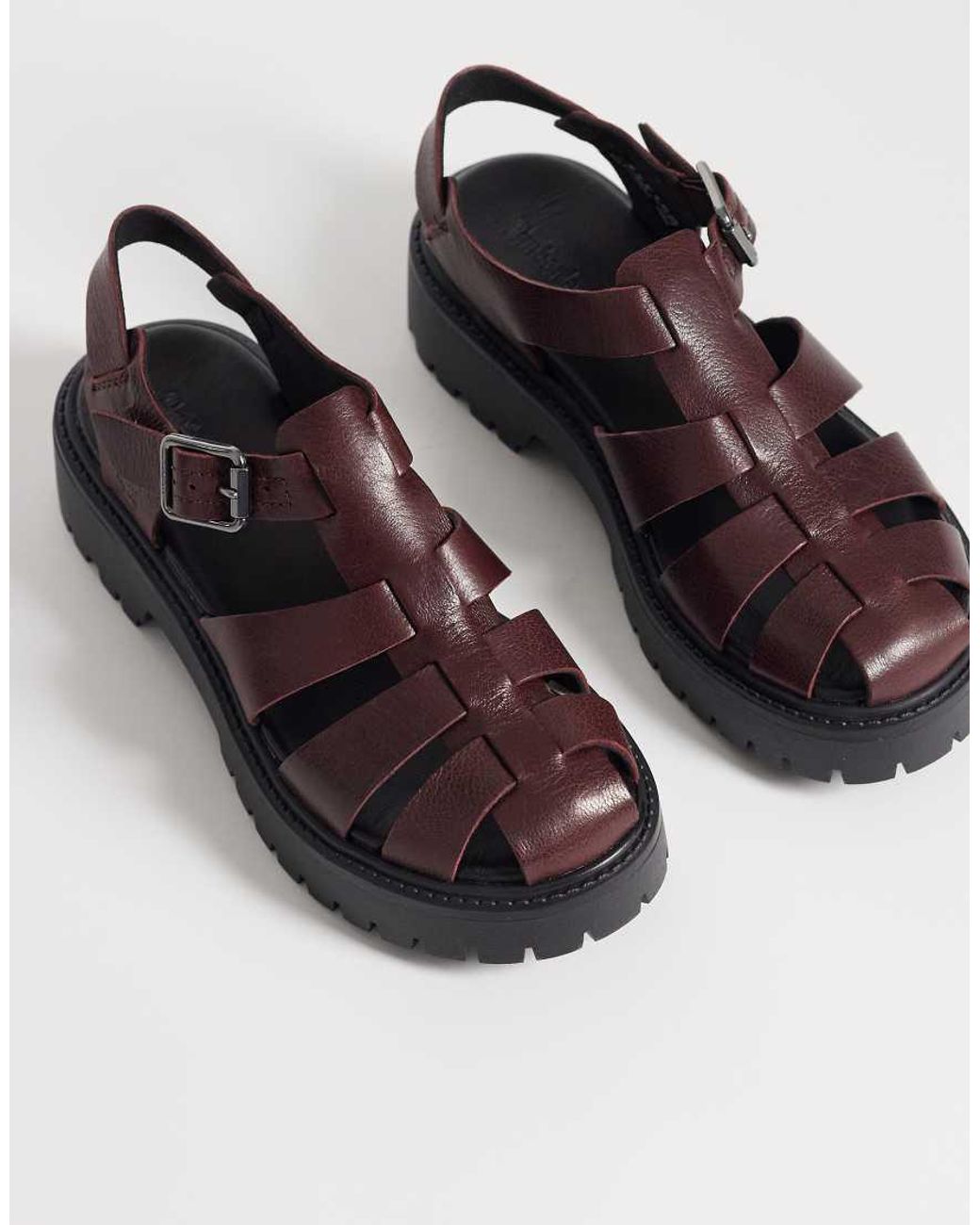Timberland Brown Stone Street Fisherman Sandals