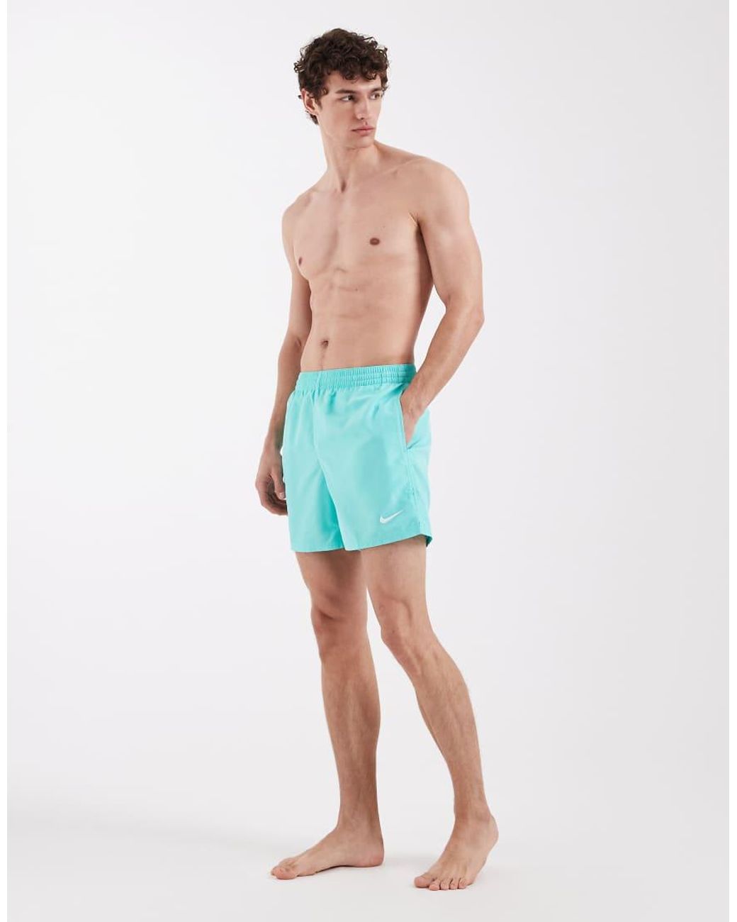 Nike Blue Nike 5 Inch Volley Swim Shorts for men