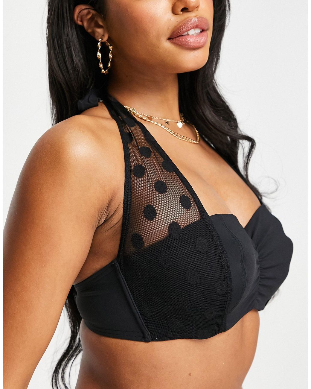 underwire halter bikini
