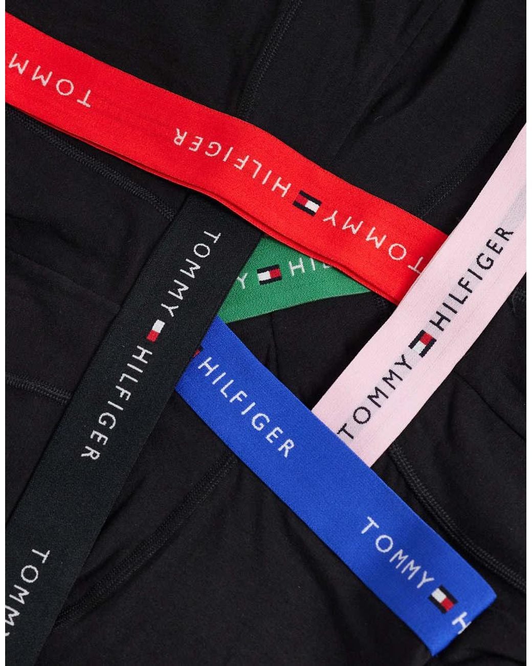 Tommy Hilfiger Black Signature Cotton 5 Pack Briefs for men