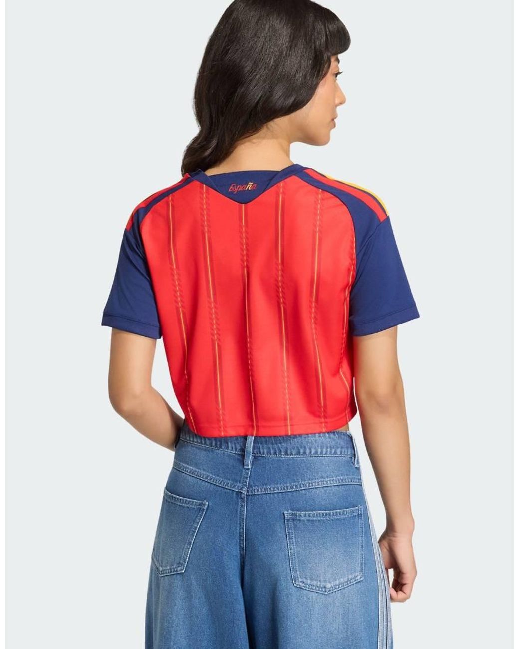 Adidas Originals Red Spain 26 Home Cropped Jersey