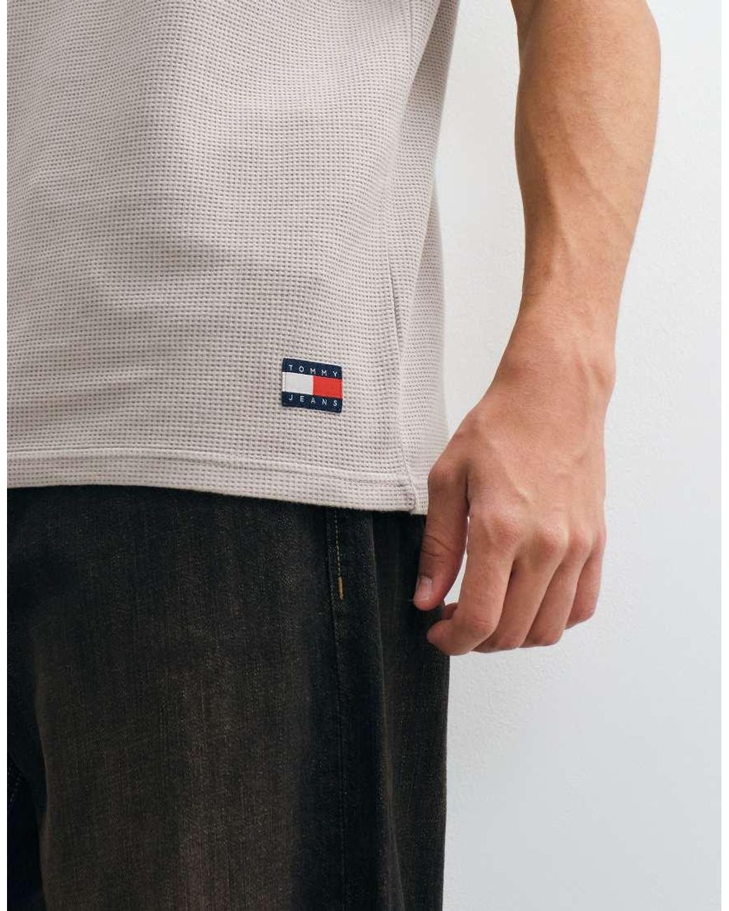 Tommy Hilfiger White Waffle T-shirt for men