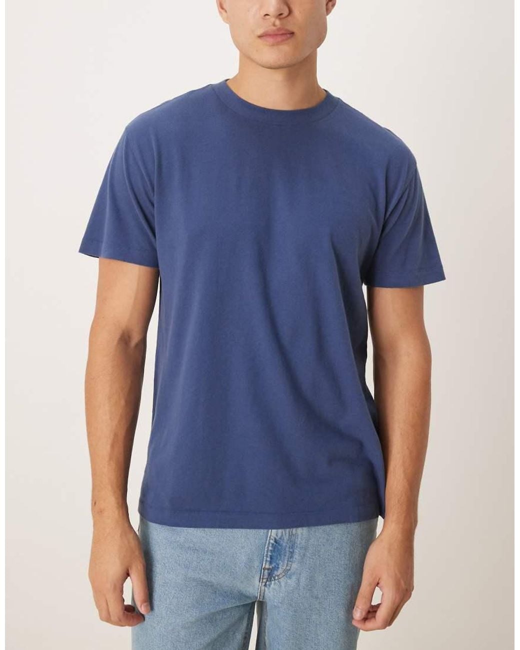 Abercrombie & Fitch Blue 7 Pack Essential T-shirt for men