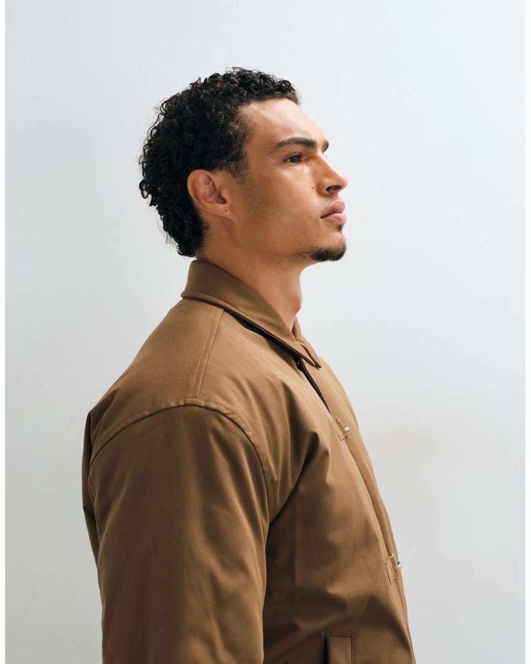 ASOS Gray Oversized Bomber Jacket for men