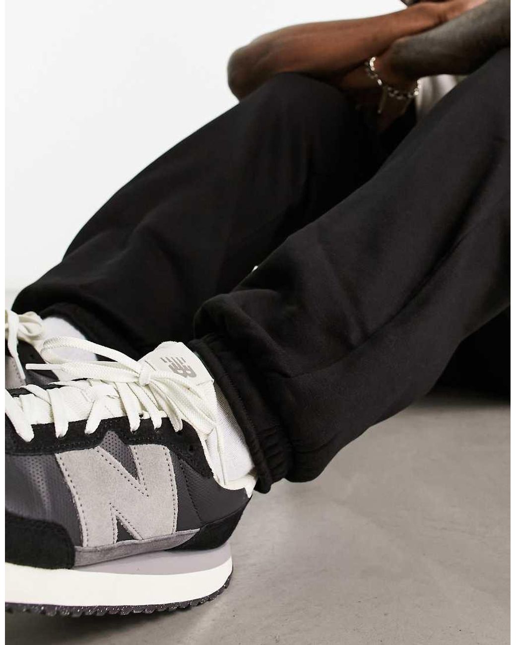 Weekday Black Standard Joggers for men