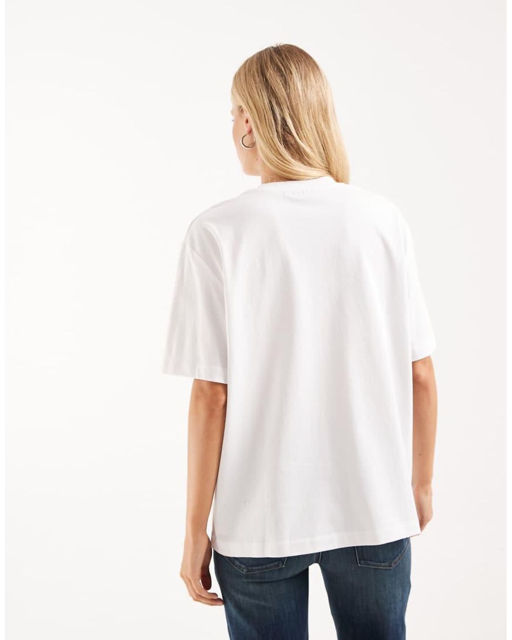 ASOS White Oversized T-shirt With Rapido Leopard Graphic