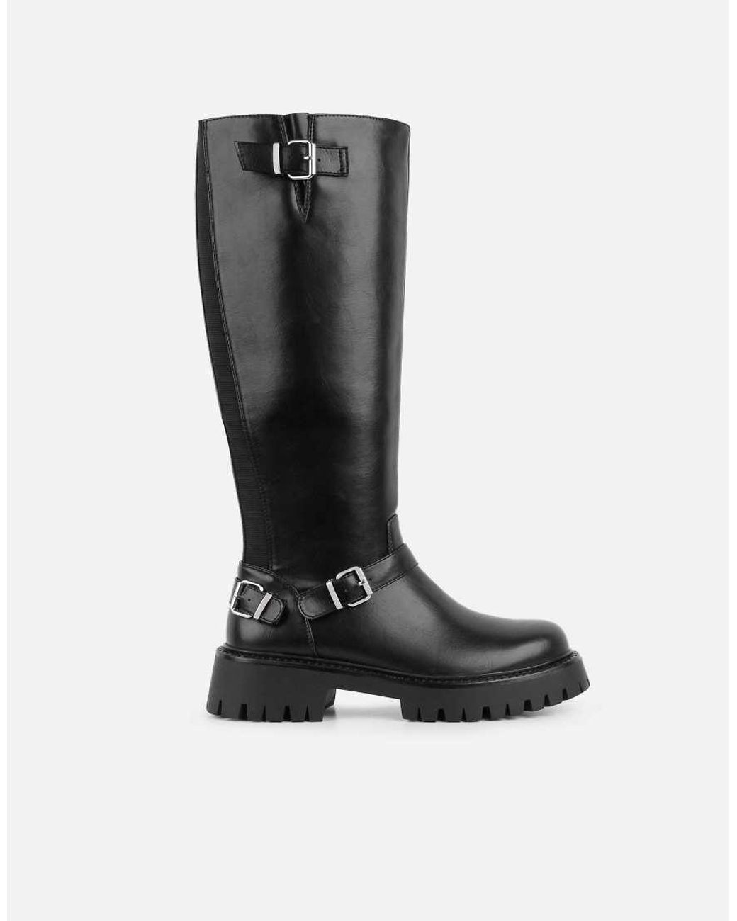 SIMMI Gray Simmi Shoes Cayman High Boots