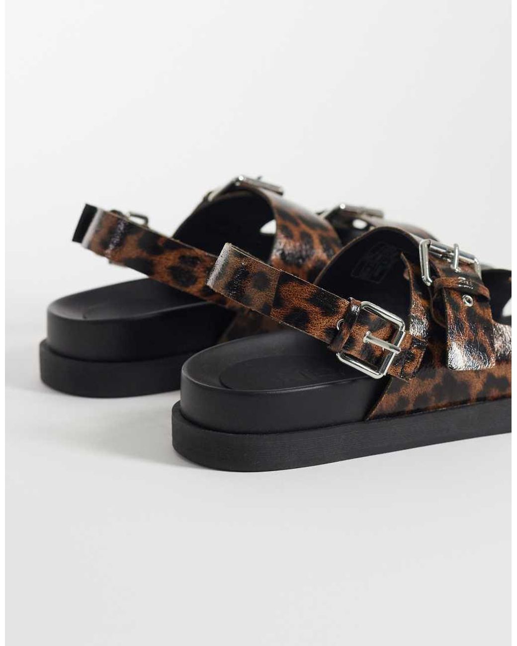 ONLY Brown Buckle Sandals