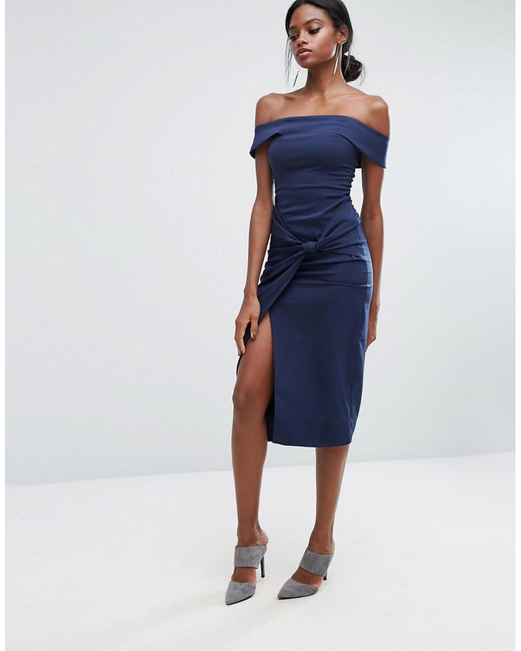 Lavish alice outlet navy dress