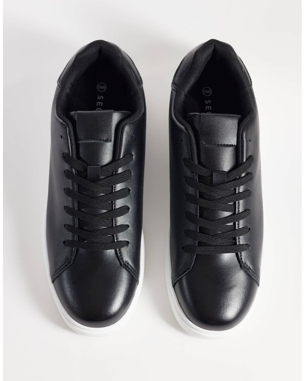 SEQWL Blue Lace Up Trainers for men