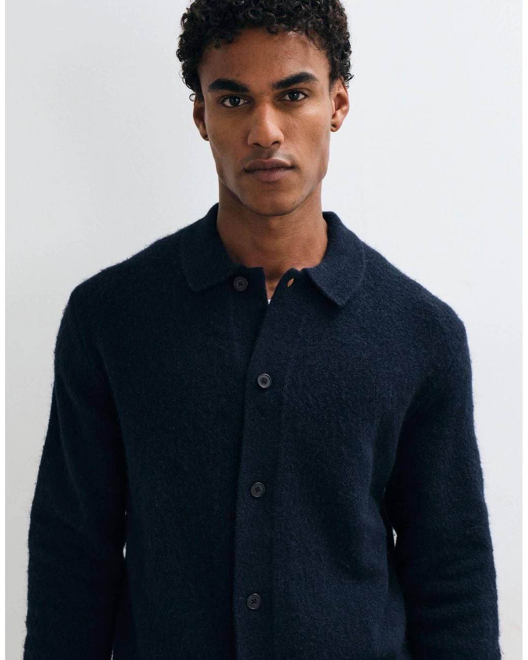 Jack & Jones Blue Button Down Cardigan for men