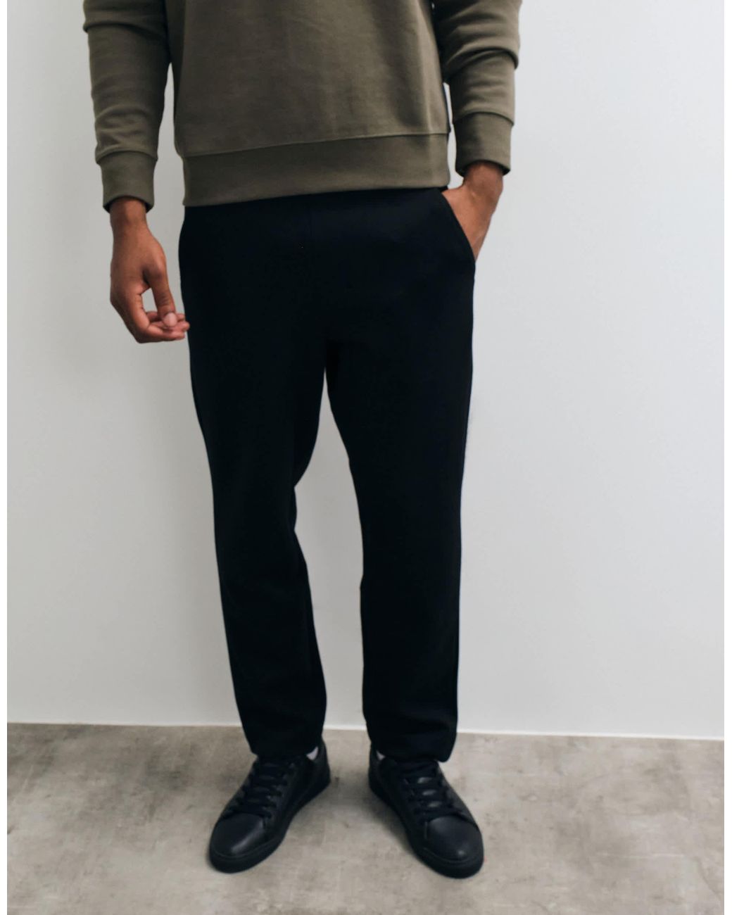 Mango White Tailored jogger for men
