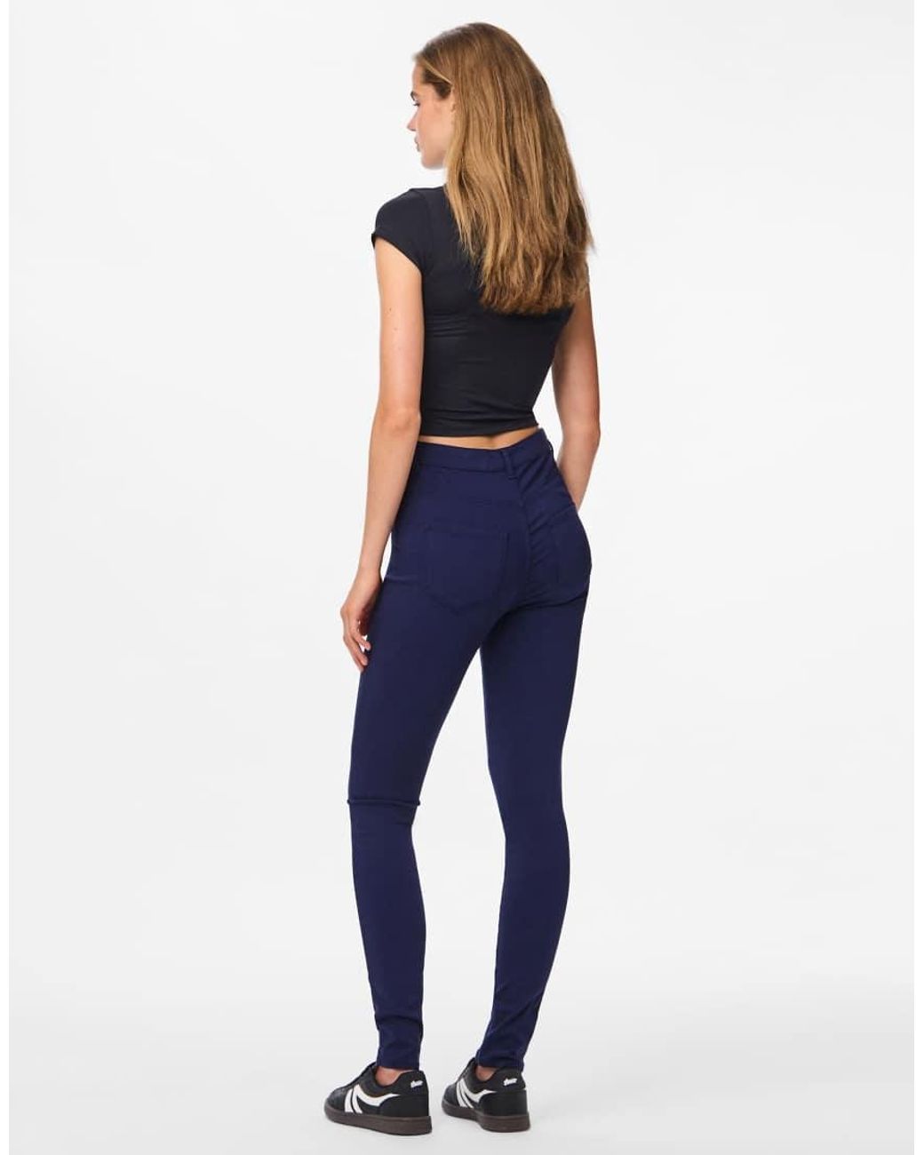 Pieces Blue Highskin High Waist Skinny Fit leggings