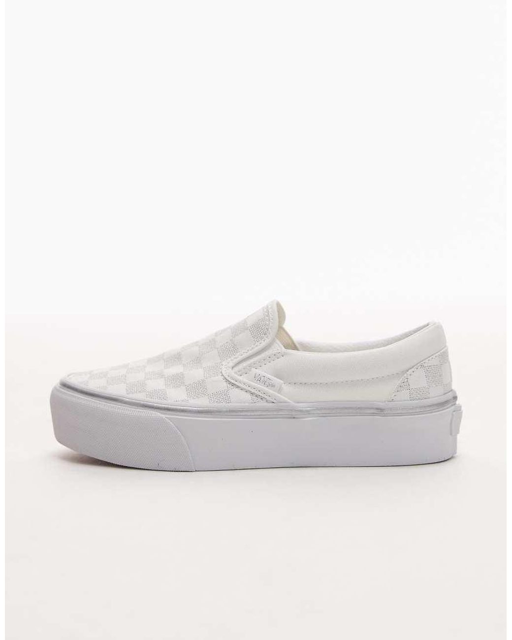 Vans Metallic Classic Platform Slip On Trainers