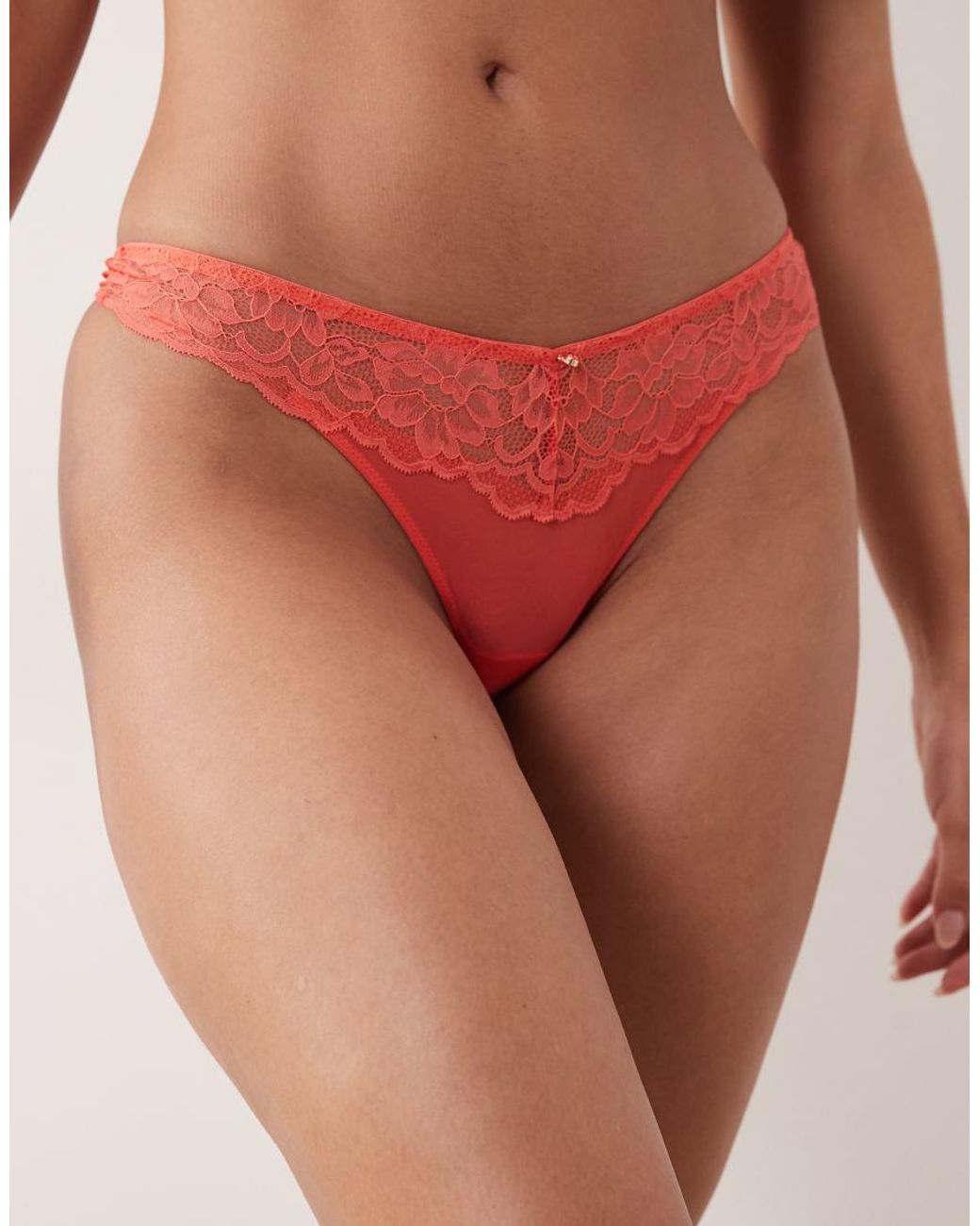 Ann Summers Red Sexy Lace Thong
