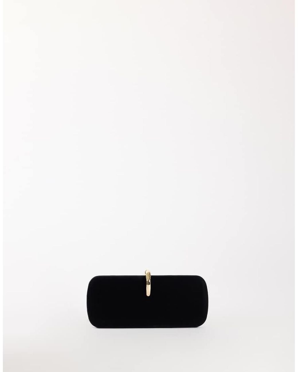 TOPSHOP White Jesse Small Clutch Bag With Hardware