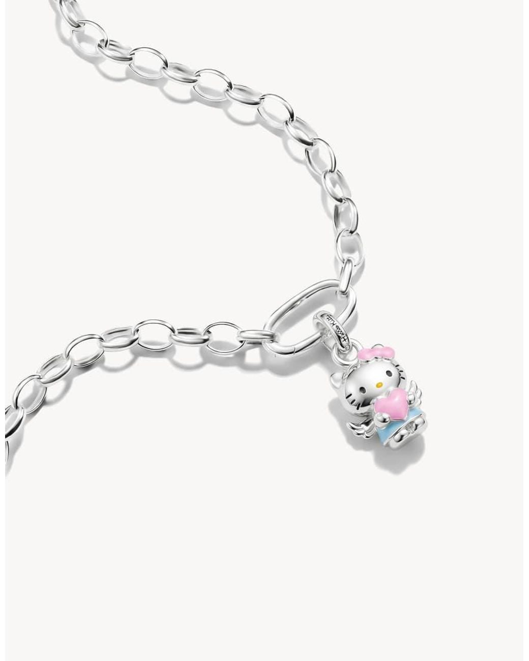 Thomas Sabo White Hello Kitty Angel Charm With A Heart – Connect
