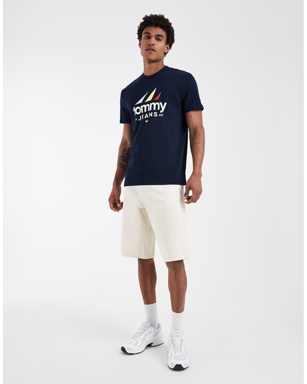 Tommy Hilfiger Blue Sailing Logo T-shirt for men