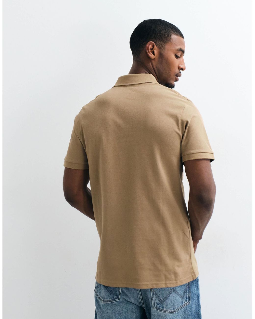 ASOS Green Essentials Regular Fit Polo for men