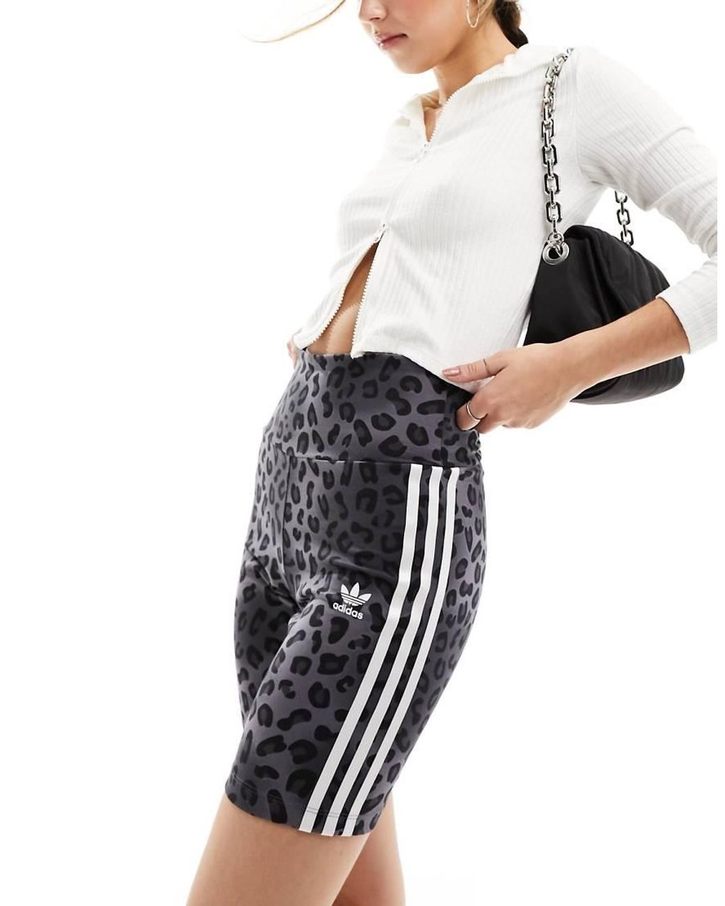 Biker Shorts Adidas Leopard Luxe Shorts ADIDAS Leopard Booty Short JW7306  Shiekh