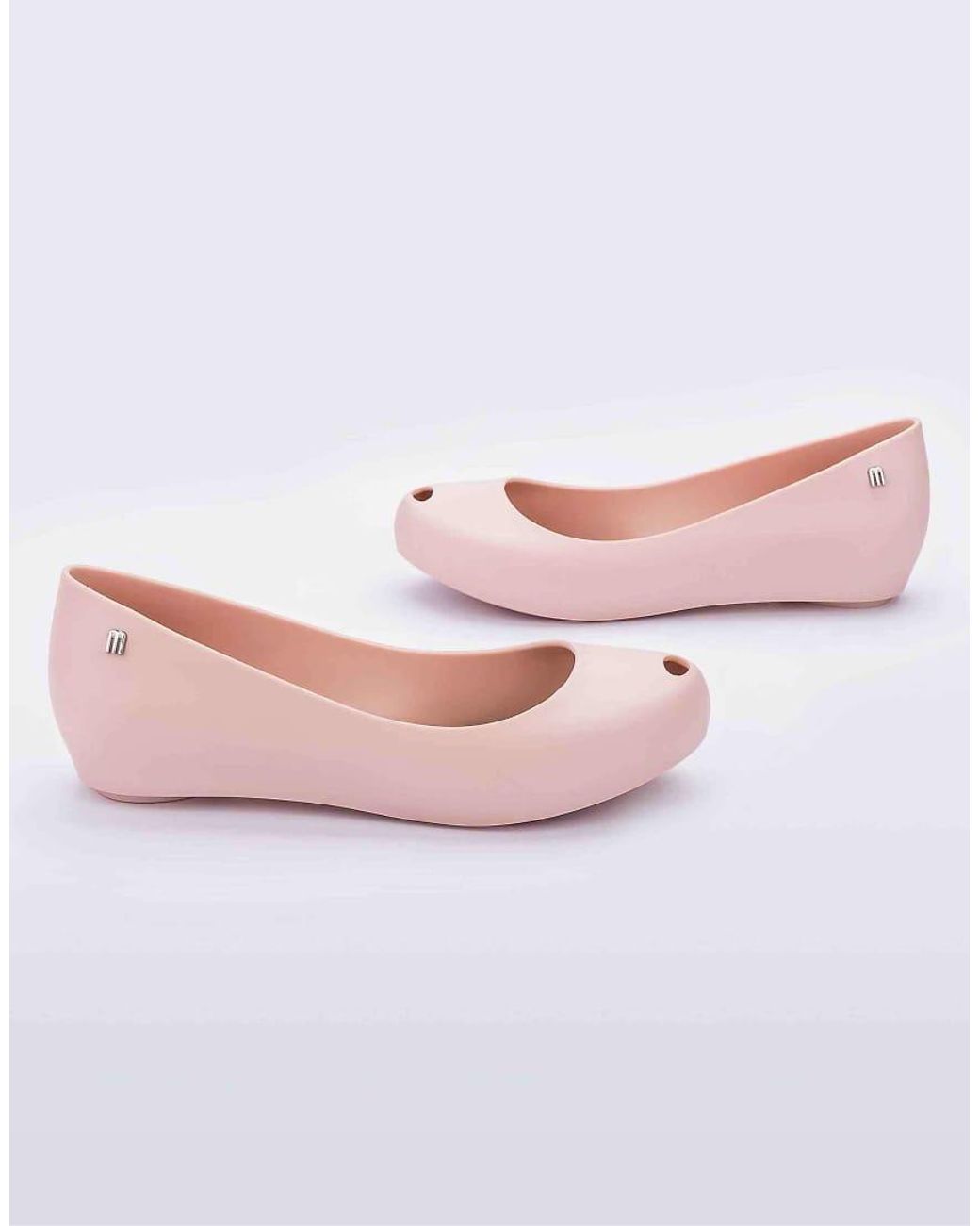 Melissa Pink Ultragirl Basic Ii Ballerina Flats