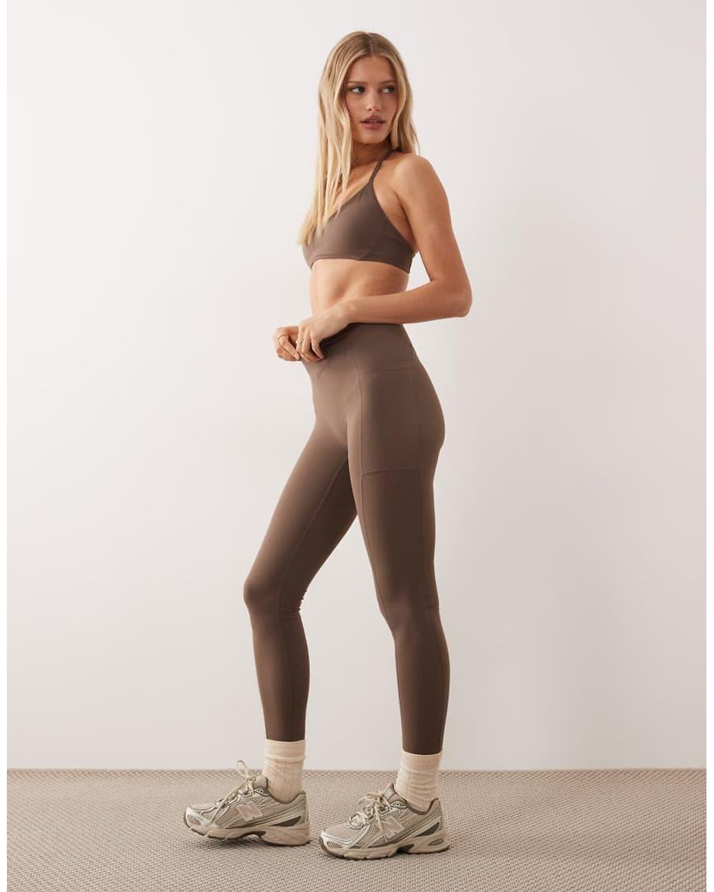 BO+TEE Brown Bo+tee Racer Back Bra