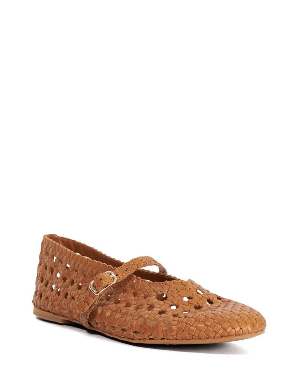 Dune Brown Hazella Mary Janes Shoes