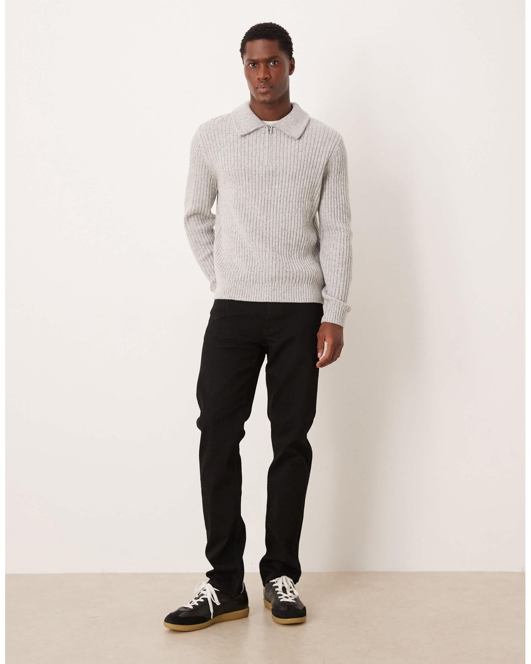 Polo à col zippé - clair Mango pour homme en coloris Natural