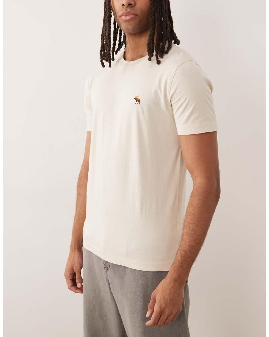 Abercrombie & Fitch Blue 5 Pack Icon Logo T-shirt for men