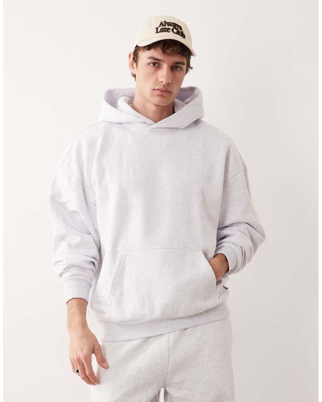 Only & Sons Natural Oversized Hoodie Co-ord for men