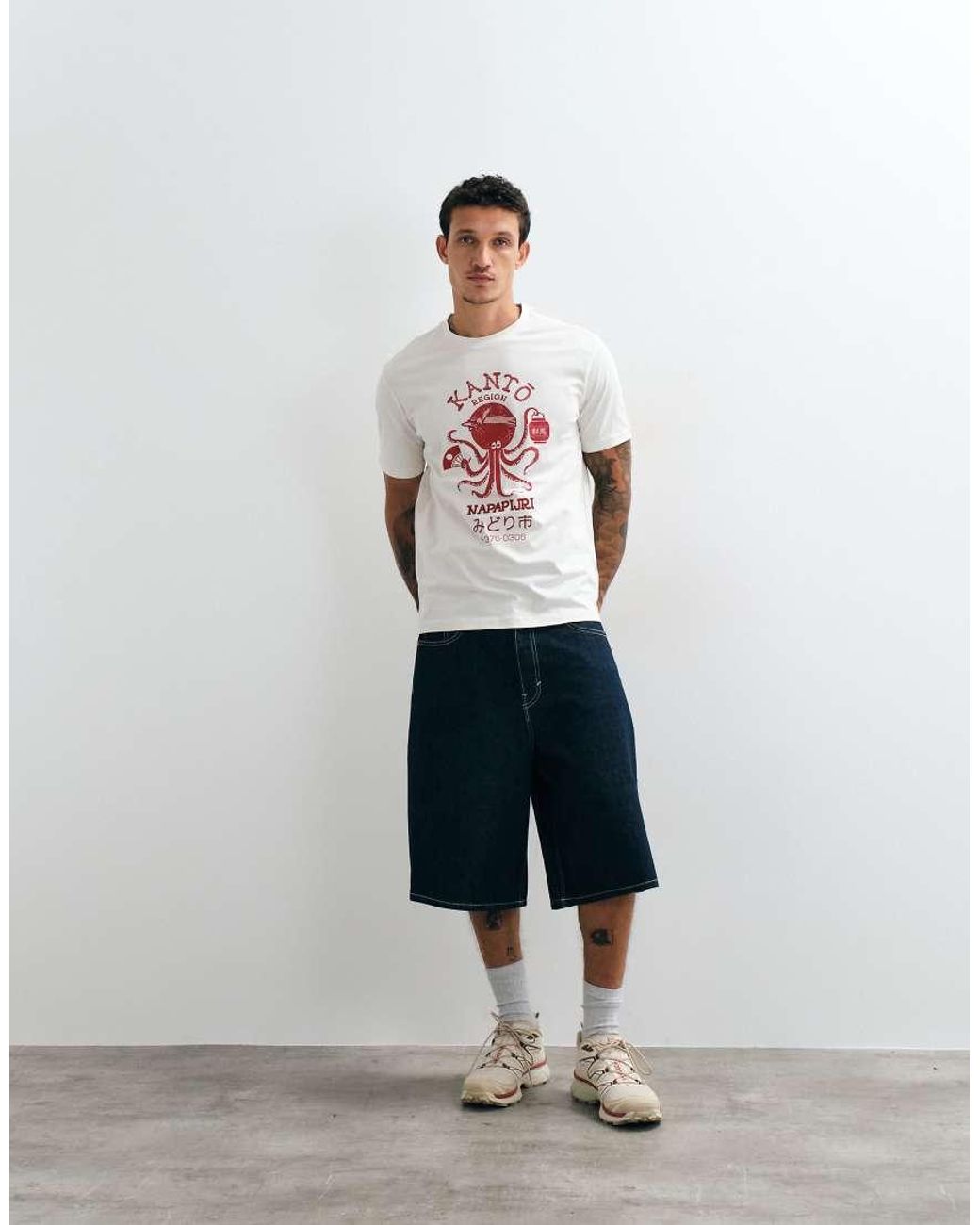 Napapijri White Kanto T-shirt for men
