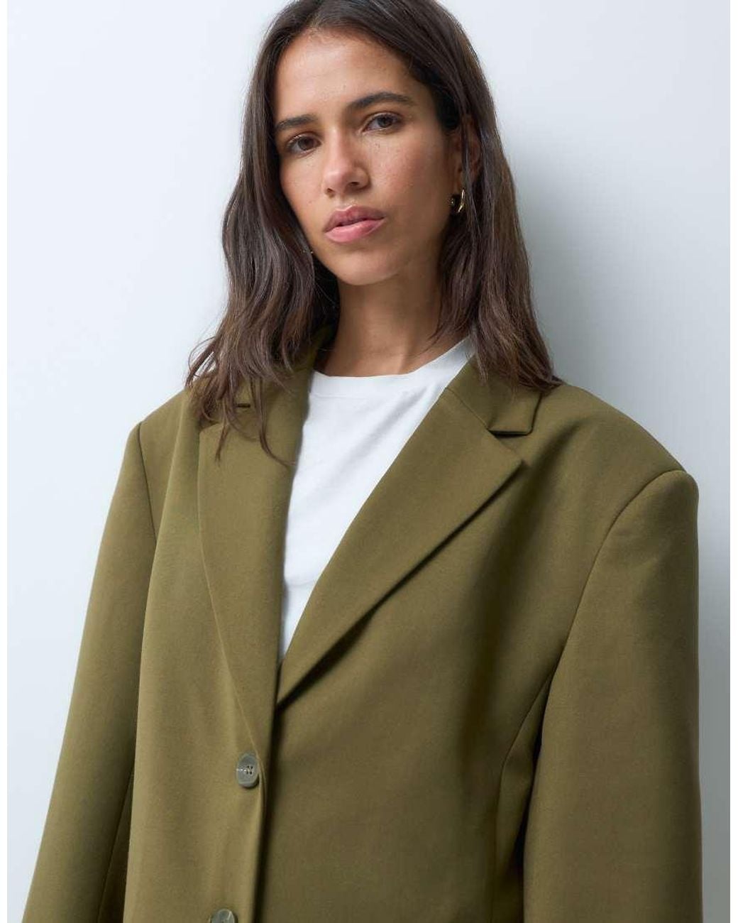 ASOS Green Tailored Oversized Blazer