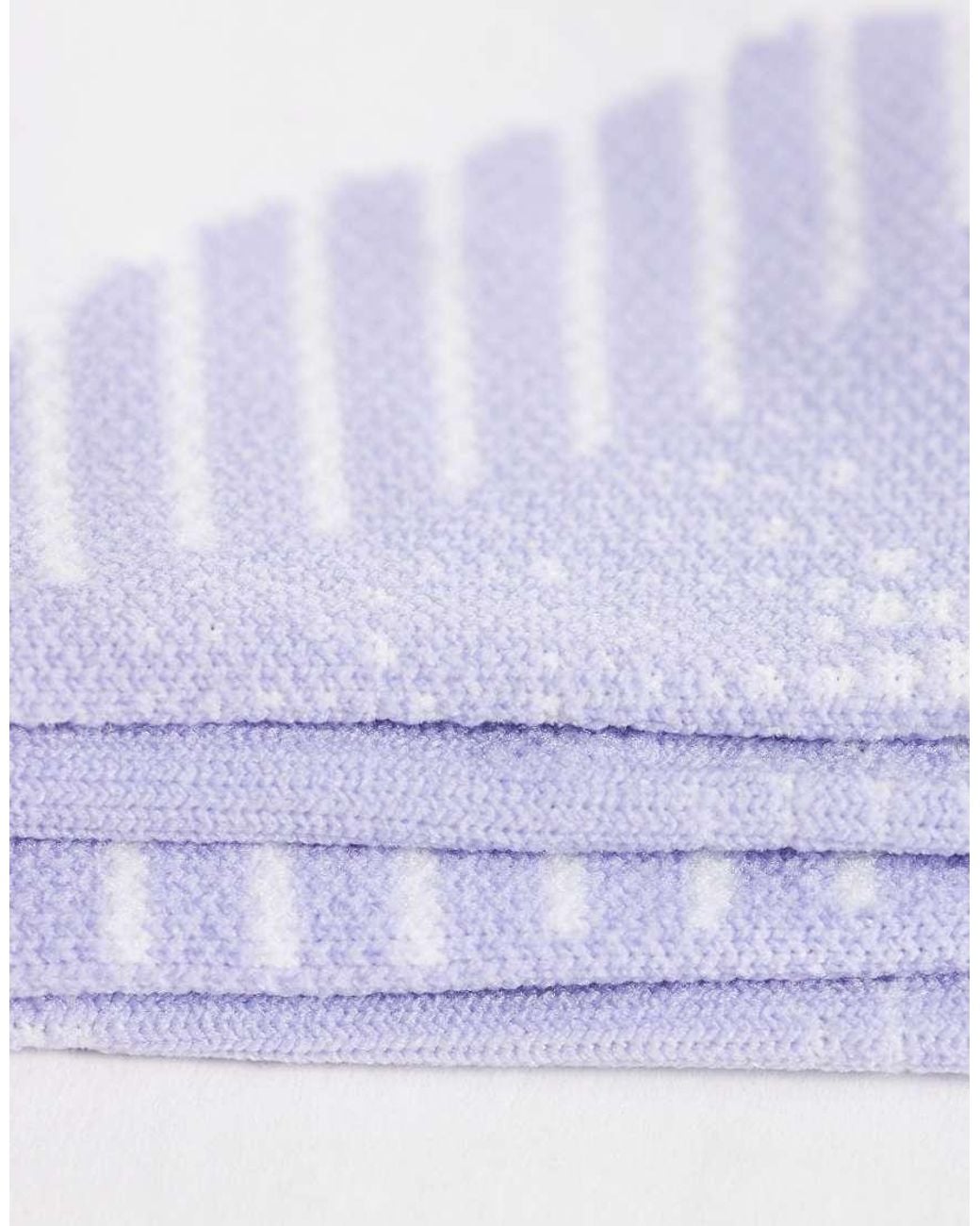 Asics Purple Running Crew Socks for men