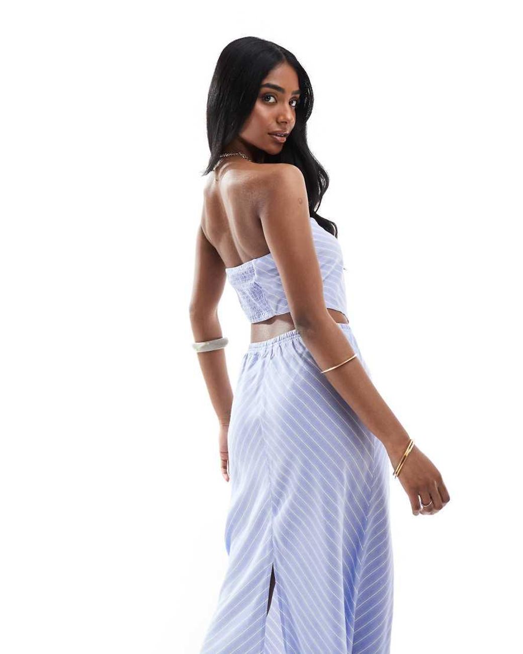 ONLY Blue Scarf Top Co-ord