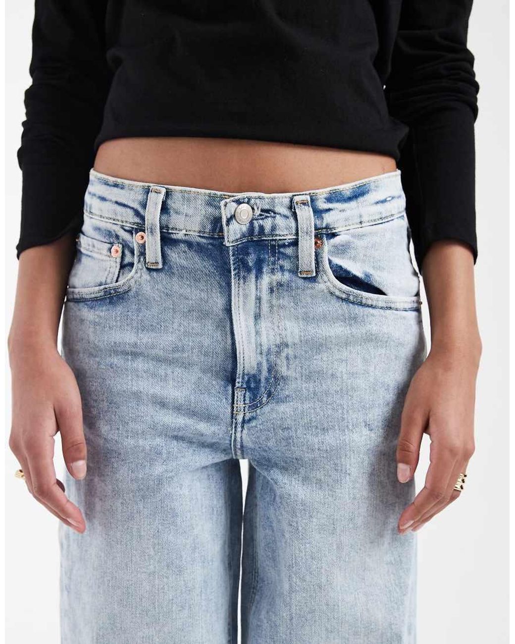 Gap Blue Wide Leg Jeans
